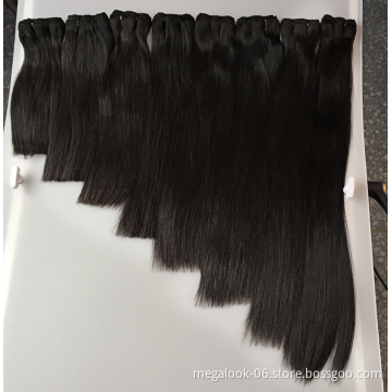 Megaloook 12a 15a Wholesale 100% Raw  Indian Human Virgin Hair